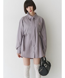 jouetie | ロングスリーブネクタイチュニックシャツ(シャツ/ブラウス)