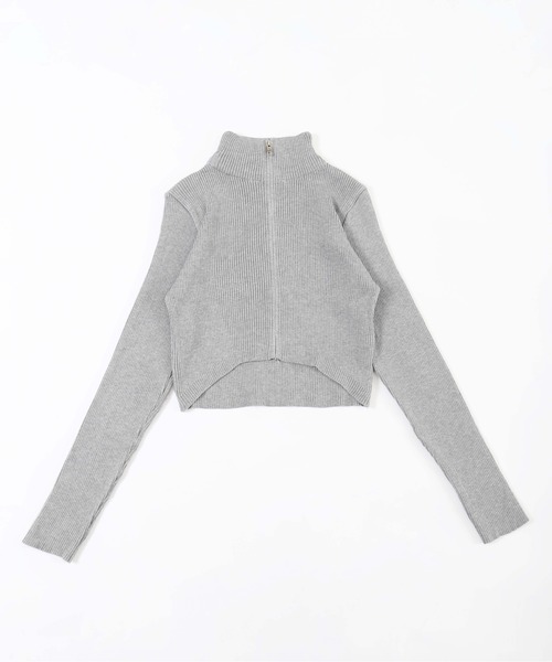 PHILLY（フィリー）の「【PHILLY】Wコンパクトジップカーディガン（カーディガン/ボレロ・レディース・グレー/ホワイト/ブラック・FREE）」の15枚目の写真