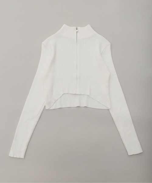 PHILLY（フィリー）の「【PHILLY】Wコンパクトジップカーディガン（カーディガン/ボレロ・レディース・グレー/ホワイト/ブラック・FREE）」の13枚目の写真