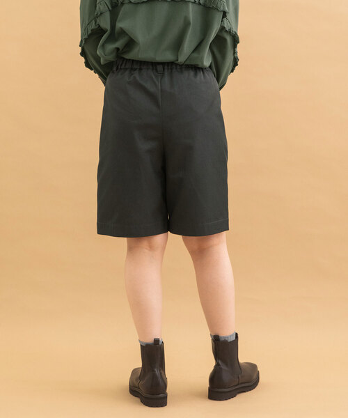 POU DOU DOU（プードゥドゥ）の「ワイドタックハーフパンツ（その他パンツ・レディース・キナリ/モカ/ダークグレー・M）」の19枚目の写真