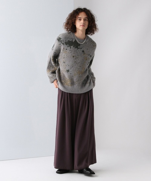 HARE(ハレ)の「ラメアブストラクトニットプルオーバー(HARE)(ニット/セーター・メンズ・ブラック/ブルー/グレー・FREE)」の21枚目の写真