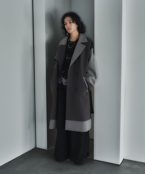 HARE(ハレ)の「ラメアブストラクトニットプルオーバー(HARE)(ニット/セーター・メンズ・ブラック/ブルー/グレー・FREE)」の7枚目の写真