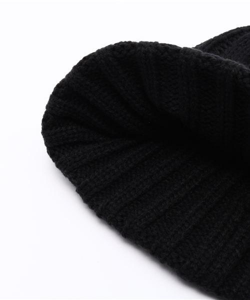 Discoat Parisien（ディスコートパリシアン）の「ケーブルニットキャップ（ニットキャップ/ビーニー・レディース・グレー/ブラック/ネイビー/ライトベージュ/ボルドー・ﾌﾘ-）」の8枚目の写真
