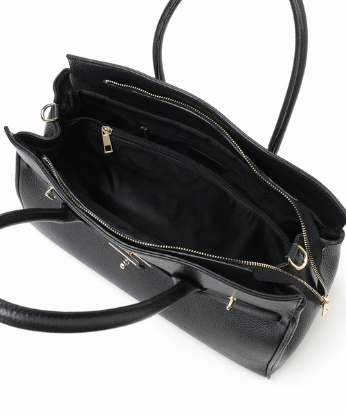 MILOS（ミロス）の「MILOS/ミロス 金具付きショルダー（ショルダーバッグ・レディース・ブラック/ベージュ・FREE）」の11枚目の写真