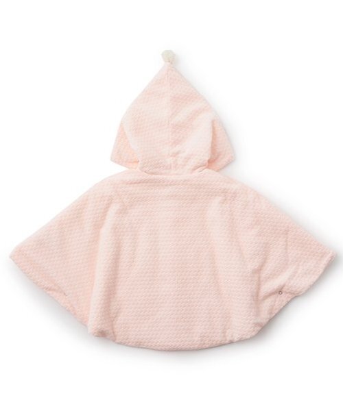 Sophie la girafe（ソフィーラジラフ）の「水玉ベロアマント（その他ベビー用品・キッズ・オフホワイト/ピンク・70-90cm）」の3枚目の写真