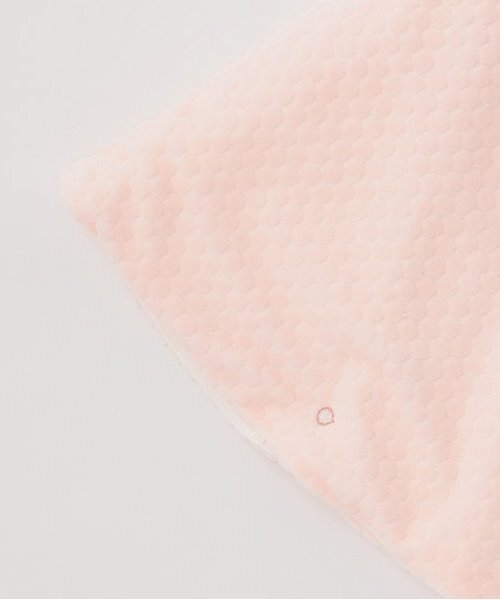 Sophie la girafe（ソフィーラジラフ）の「水玉ベロアマント（その他ベビー用品・キッズ・オフホワイト/ピンク・70-90cm）」の6枚目の写真