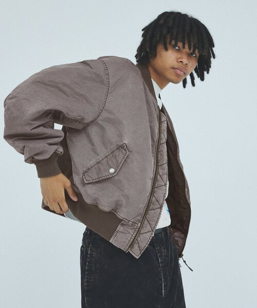 セール】オーバーフィット ボンバーブルゾン（MA-1）｜JOURNAL