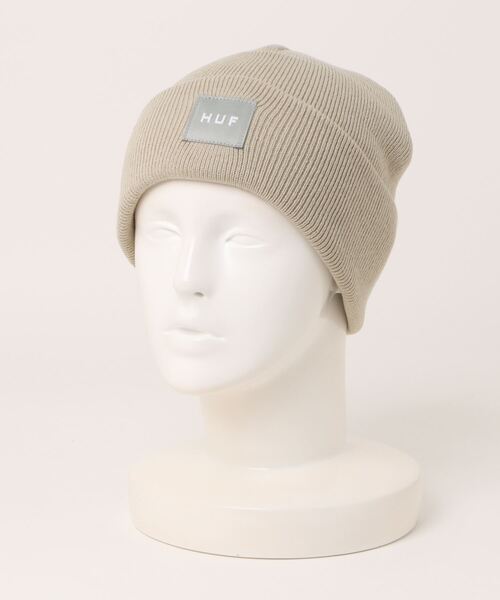 HUF(ハフ)の「ハフ セットボックス ビーニー ニットキャップ HUF SET BOX BEANIE(ニットキャップ/ビーニー・メンズ・グレー系/ベージュ系/グリーン系/ネイビー/ブラック・O/S)」の3枚目の写真