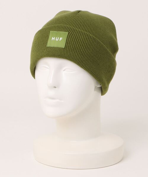 HUF(ハフ)の「ハフ セットボックス ビーニー ニットキャップ HUF SET BOX BEANIE(ニットキャップ/ビーニー・メンズ・グレー系/ベージュ系/グリーン系/ネイビー/ブラック・O/S)」の4枚目の写真