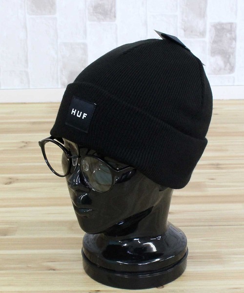HUF(ハフ)の「ハフ セットボックス ビーニー ニットキャップ HUF SET BOX BEANIE(ニットキャップ/ビーニー・メンズ・グレー系/ベージュ系/グリーン系/ネイビー/ブラック・O/S)」の1枚目の写真