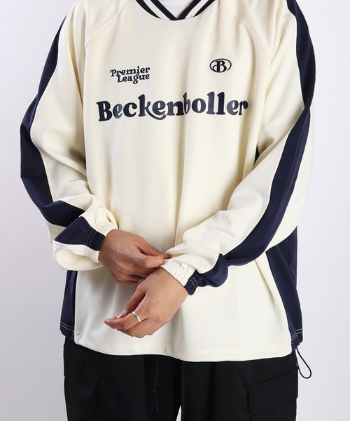 セール】サッカーゲームシャツ Vネックプルオーバー（Tシャツ