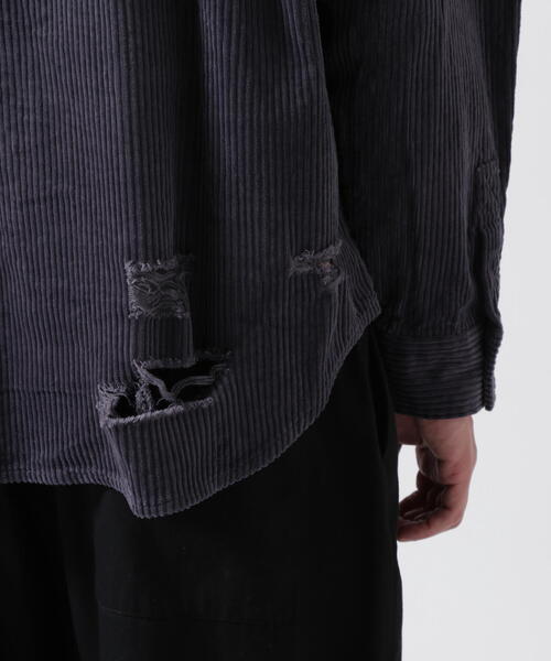 WHITELAND(ホワイトランド)の「WHITELAND/ホワイトランド/VINTAGE CORDUROY SHIRTS(シャツ/ブラウス・レディース・ネイビー/ブラウン・F)」の14枚目の写真
