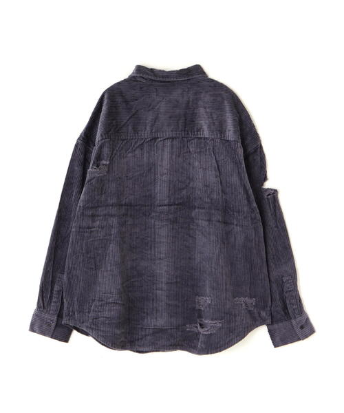 WHITELAND(ホワイトランド)の「WHITELAND/ホワイトランド/VINTAGE CORDUROY SHIRTS(シャツ/ブラウス・レディース・ネイビー/ブラウン・F)」の15枚目の写真