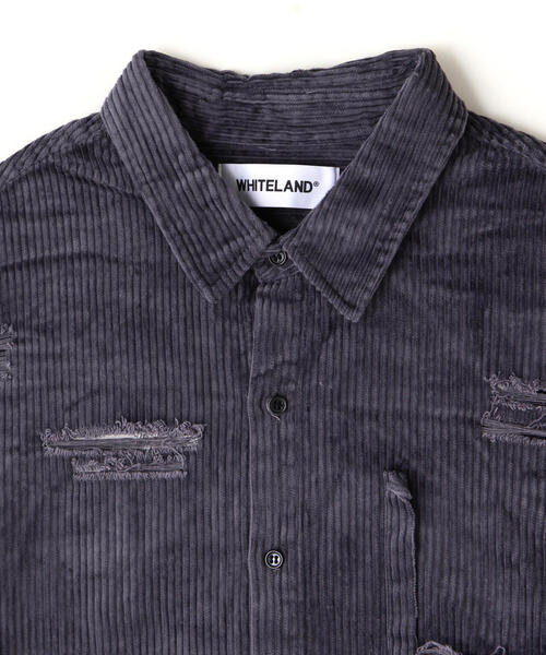 WHITELAND(ホワイトランド)の「WHITELAND/ホワイトランド/VINTAGE CORDUROY SHIRTS(シャツ/ブラウス・レディース・ネイビー/ブラウン・F)」の16枚目の写真