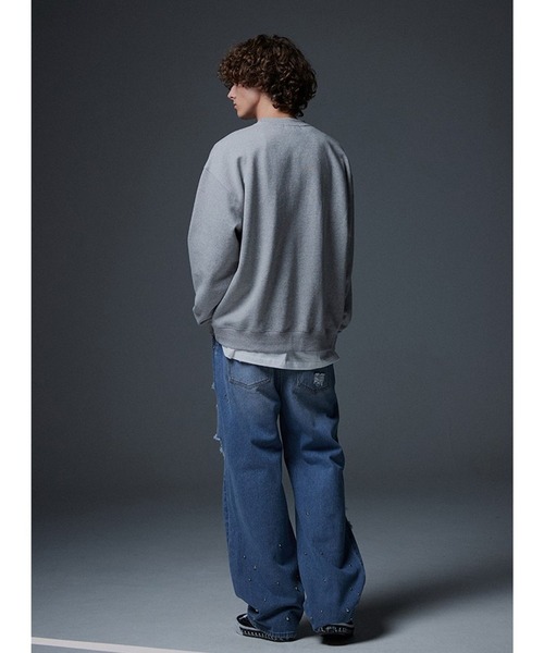 NOT4NERD（ノットフォーナード）の「【UNISEX】 NOT4NERD／Forest Fireプルオーバー（裏起毛）（スウェット・レディース・ブラック/グレー・MEDIUM/X-LARGE/LARGE）」の8枚目の写真