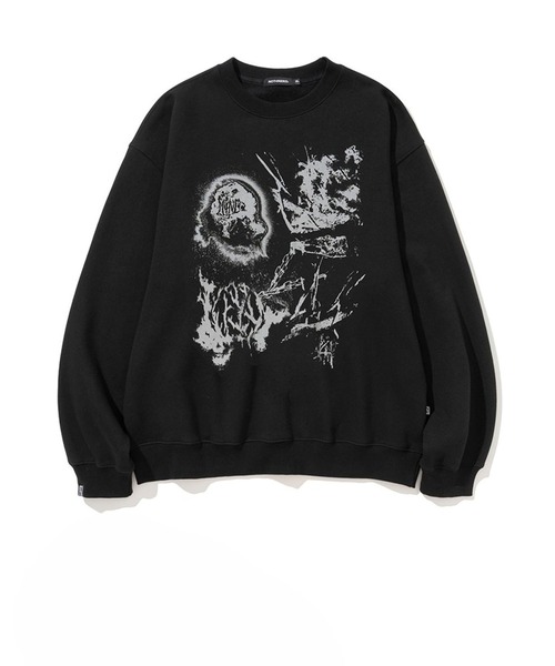 NOT4NERD（ノットフォーナード）の「【UNISEX】 NOT4NERD／Forest Fireプルオーバー（裏起毛）（スウェット・レディース・ブラック/グレー・MEDIUM/X-LARGE/LARGE）」の10枚目の写真