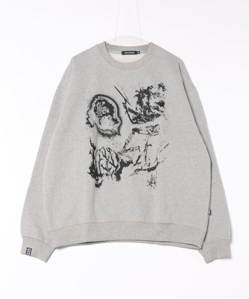 NOT4NERD（ノットフォーナード）の「【UNISEX】 NOT4NERD／Forest Fireプルオーバー（裏起毛）（スウェット・レディース・ブラック/グレー・MEDIUM/X-LARGE/LARGE）」の9枚目の写真