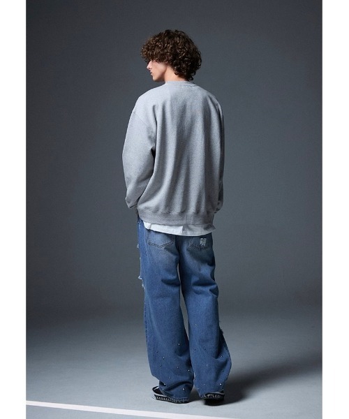 NOT4NERD（ノットフォーナード）の「【UNISEX】 NOT4NERD／Forest Fireプルオーバー（裏起毛）（スウェット・レディース・ブラック/グレー・MEDIUM/X-LARGE/LARGE）」の19枚目の写真