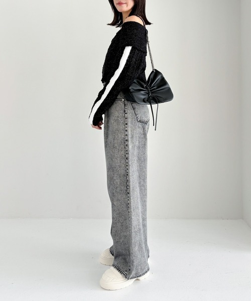 Heather（ヘザー）の「パファーマニッシュシューズ　210699（スリッポン・レディース・アイボリー/ブラック・M/L）」の19枚目の写真