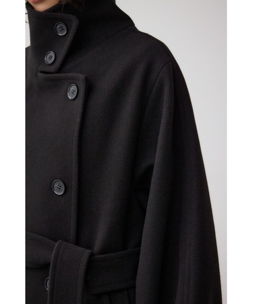 AZUL by moussy(アズールバイマウジー)の「スタンドカラーウォッシャブルロングコート(チェスターコート・レディース・ブラック/ライトベージュ/杢グレー・SMALL/MEDIUM)」の12枚目の写真