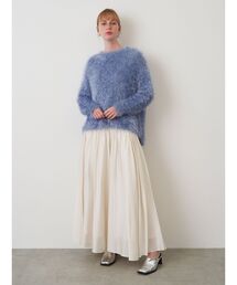 ELENDEEK | シアーブロックフレアードスカート(スカート)
