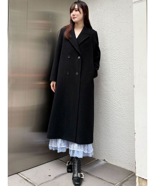 MERCURYDUO（マーキュリーデュオ）の「2WAYフォールドラッフルロングスリーブニット（ニット/セーター・レディース・ブラウン/ブラック/オフホワイト/ベビーピンク・FREE）」の17枚目の写真