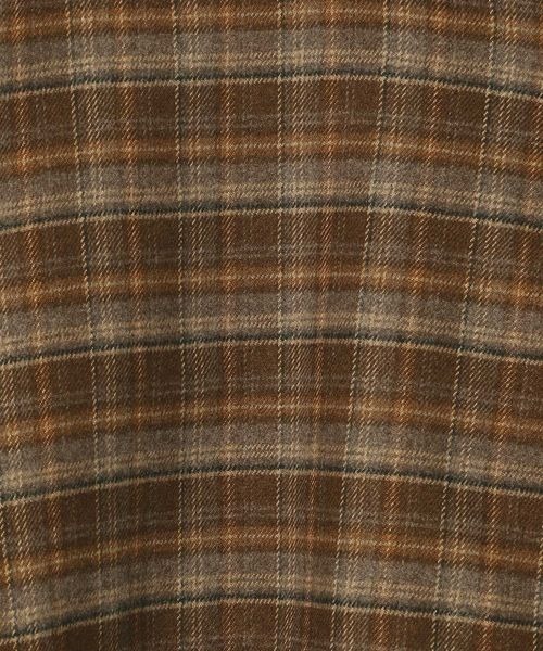 PBLIM（ページボーイリム）の「《UNISEX》チェックフーディシャツ（シャツ/ブラウス・レディース・ブラウン/ブルー・FREE）」の22枚目の写真