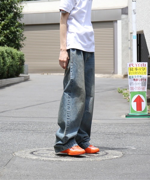 KAIKO(カイコー)の「KAIKO The denim wide fit vintage(デニムパンツ・メンズ・インディゴブルー/ブラック・1/2/3/4)」の14枚目の写真