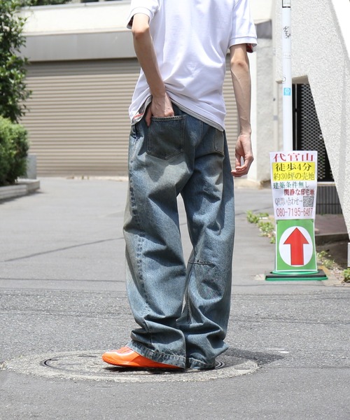KAIKO(カイコー)の「KAIKO The denim wide fit vintage(デニムパンツ・メンズ・インディゴブルー/ブラック・1/2/3/4)」の13枚目の写真