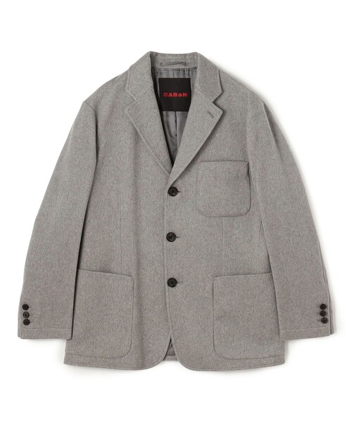 caban（キャバン）の「CABaN ウールリネン ダブルブレストジャケット