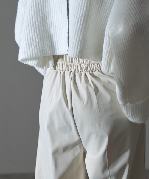 each(イーチ)の「サイドプリーツタック入りワイドパンツ(その他パンツ・レディース・アイボリー/カーキ/ブラック・M)」の20枚目の写真