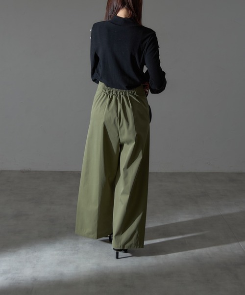 MIRO AMURETTE（ミロアミュレット）の「side pleats pants