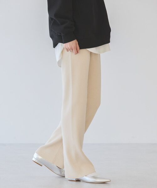 AMERICAN HOLIC（アメリカンホリック）の「リブニットパンツ（その他パンツ・レディース・ブラック/ブルー/アイボリー・L/M）」の22枚目の写真