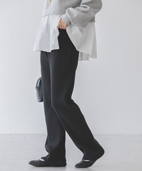 AMERICAN HOLIC（アメリカンホリック）の「リブニットパンツ（その他パンツ・レディース・ブラック/ブルー/アイボリー・L/M）」の18枚目の写真