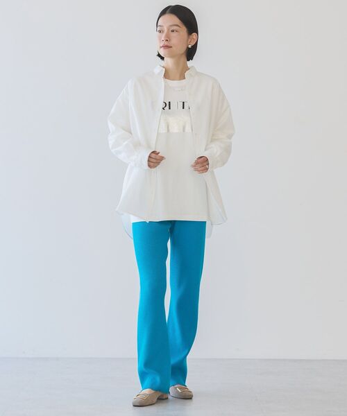 AMERICAN HOLIC（アメリカンホリック）の「リブニットパンツ（その他パンツ・レディース・ブラック/ブルー/アイボリー・L/M）」の12枚目の写真