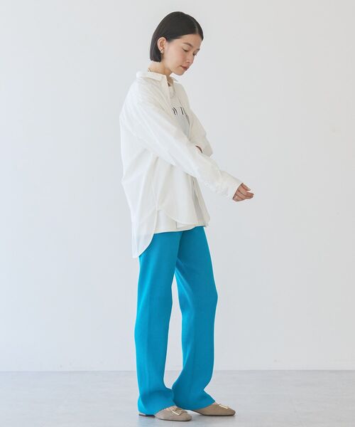 AMERICAN HOLIC（アメリカンホリック）の「リブニットパンツ（その他パンツ・レディース・ブラック/ブルー/アイボリー・L/M）」の13枚目の写真