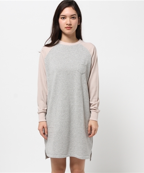 koe(コエ)の「スポーティイソザイワンピース(ワンピース・レディース・杢グレー/ブラック/ネイビー・LARGE/MEDIUM/SMALL)」の10枚目の写真