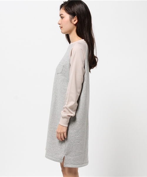 koe(コエ)の「スポーティイソザイワンピース(ワンピース・レディース・杢グレー/ブラック/ネイビー・LARGE/MEDIUM/SMALL)」の11枚目の写真