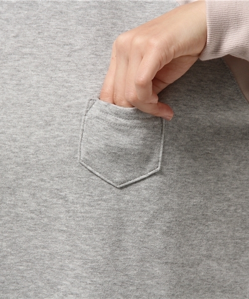 koe(コエ)の「スポーティイソザイワンピース(ワンピース・レディース・杢グレー/ブラック/ネイビー・LARGE/MEDIUM/SMALL)」の7枚目の写真