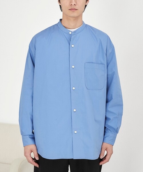 coen(コーエン)の「ブロードバンドカラーシャツ(シャツ/ブラウス・メンズ・ライトブルー/ホワイト・XL/L/M)」の20枚目の写真