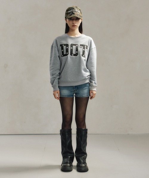 FCMM(エフシーエムエム)の「STAR CREWNECK/スタークルーネック(スウェット・レディース・ライトグリーン/グレー/ネイビー・SMALL/MEDIUM)」の4枚目の写真