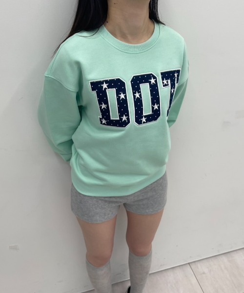 FCMM(エフシーエムエム)の「STAR CREWNECK/スタークルーネック(スウェット・レディース・ライトグリーン/グレー/ネイビー・SMALL/MEDIUM)」の10枚目の写真