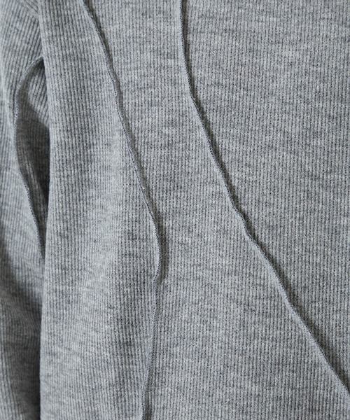 Jieda(ジエダ)の「WOOL GAME SHIRT(ポロシャツ・メンズ・グレー/ブラック/サックスブルー・1/2)」の18枚目の写真