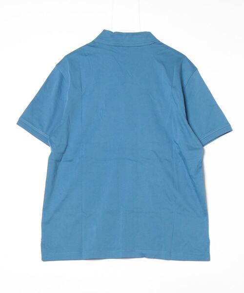 BANANA REPUBLIC FACTORY STORE（バナナリパブリック ファクトリーストア）の「BANANA REPUBLIC FACTORY STORE　　LUXE TOUCH ノンボタンポロシャツ（ポロシャツ・メンズ・インディゴブルー/ナチュラル/ブルー・XL/L/M/S）」の4枚目の写真