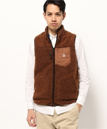 ALDIES | リバーシブル ジップアップボアベスト(ベスト)