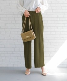 ウエストゴムプリーツパンツ
