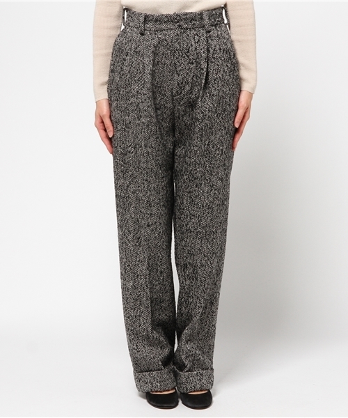 STUDIOUS SELECT（ステュディオスセレクト）の「【House Commune】別注ヘリンボーンPT（その他パンツ・レディース・ブラック・36/38）」の7枚目の写真