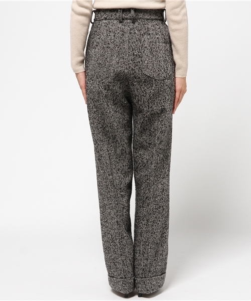 STUDIOUS SELECT（ステュディオスセレクト）の「【House Commune】別注ヘリンボーンPT（その他パンツ・レディース・ブラック・36/38）」の9枚目の写真