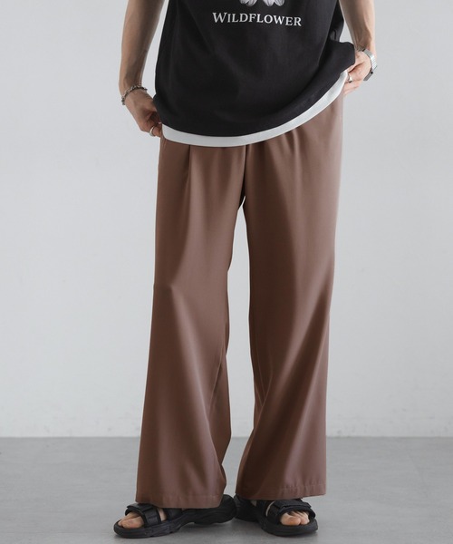 RAGEBLUE(レイジブルー)の「【LUXURY+EASY】 DRAPE WIDE BUGGY EASY PANTS / ラグイージードレープワイドイージーパンツ(スラックス・メンズ・グリーン/グレー/ライトグレー/ブラック/ブラウン/ダークグレー/グレー系その他/ライトブルー・SMALL/MEDIUM/LARGE)」の6枚目の写真