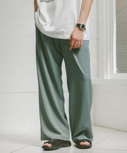 RAGEBLUE(レイジブルー)の「【LUXURY+EASY】 DRAPE WIDE BUGGY EASY PANTS / ラグイージードレープワイドイージーパンツ(スラックス・メンズ・グリーン/グレー/ライトグレー/ブラック/ブラウン/ダークグレー/グレー系その他/ライトブルー・SMALL/MEDIUM/LARGE)」の7枚目の写真